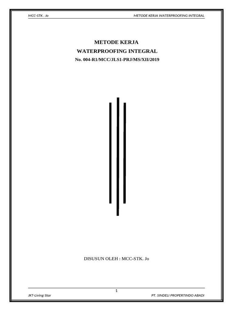 Integral Waterproofing Method Guide | PDF | Concrete | Building Materials