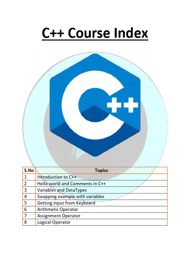 C++index | PDF