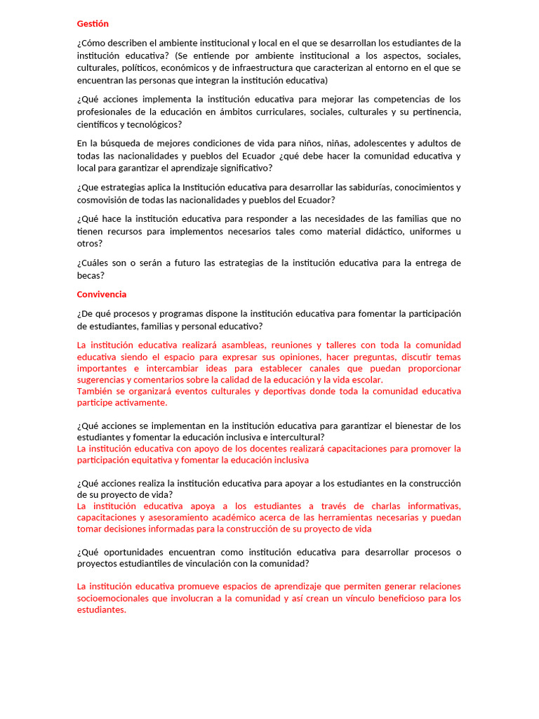 Estrategias Educativas Inclusivas en Ecuador | PDF | Plan de estudios ...