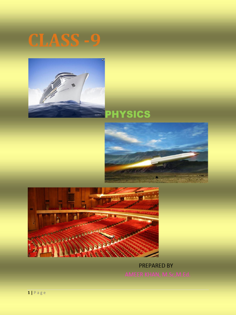 09 Science Floatation Notes | PDF | Buoyancy | Watt