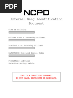SWAT Threat Assessment Template | PDF | Search Warrant | Violence