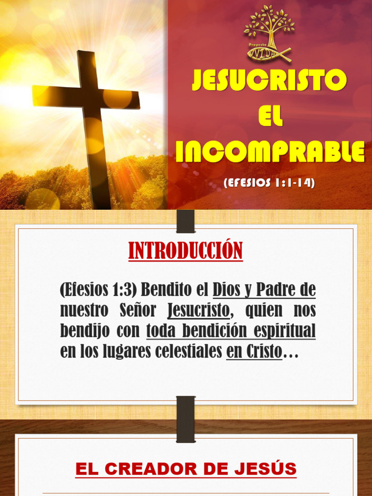 Jesucristo El Inigualable | PDF