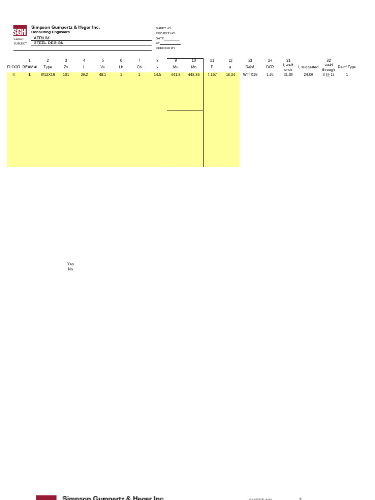 Design of Reinforcement For Steel Members2 | PDF | Buckling | Beam ...