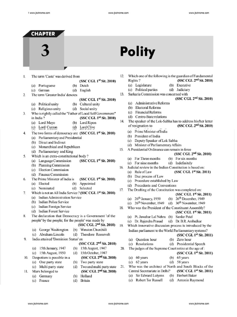Polity Indiagkpdf Pdf