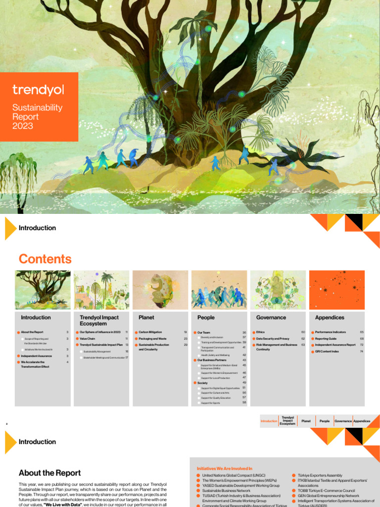 Trendyol Sustainability Report 2023 | PDF | Sustainability | Supply Chain