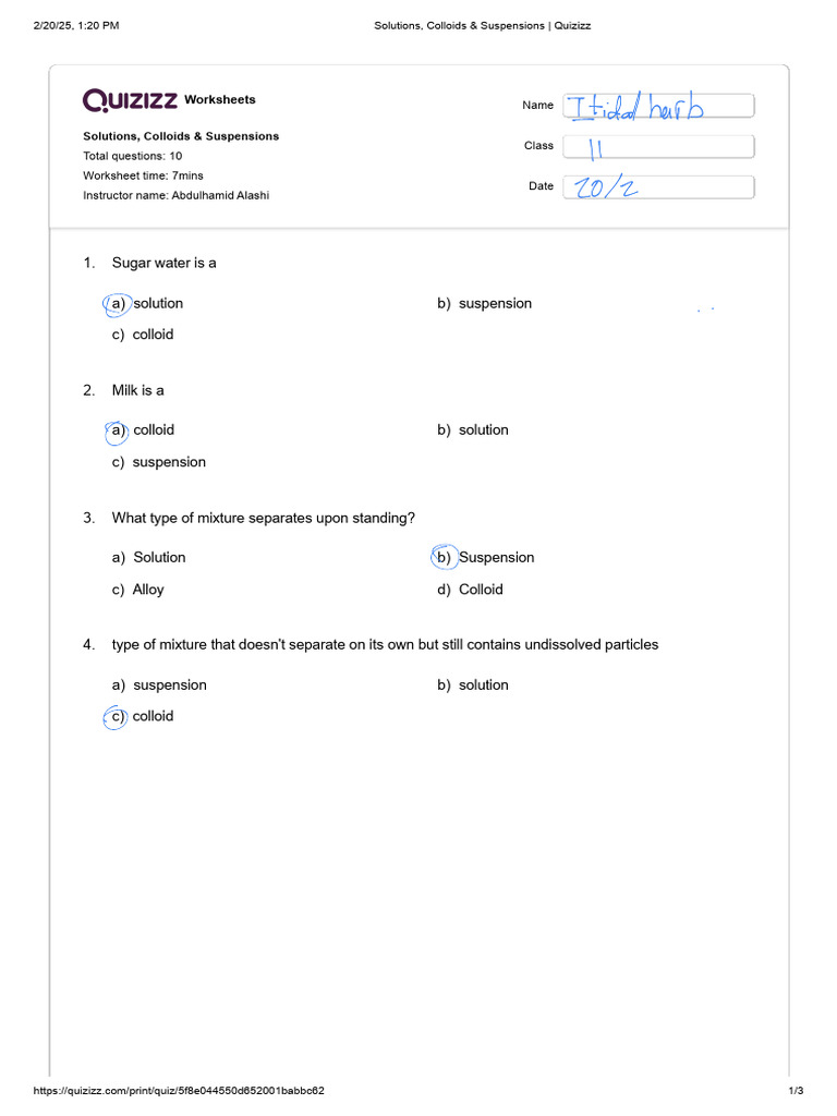 Understanding Colloids and Suspensions | PDF | Colloid | Mixture