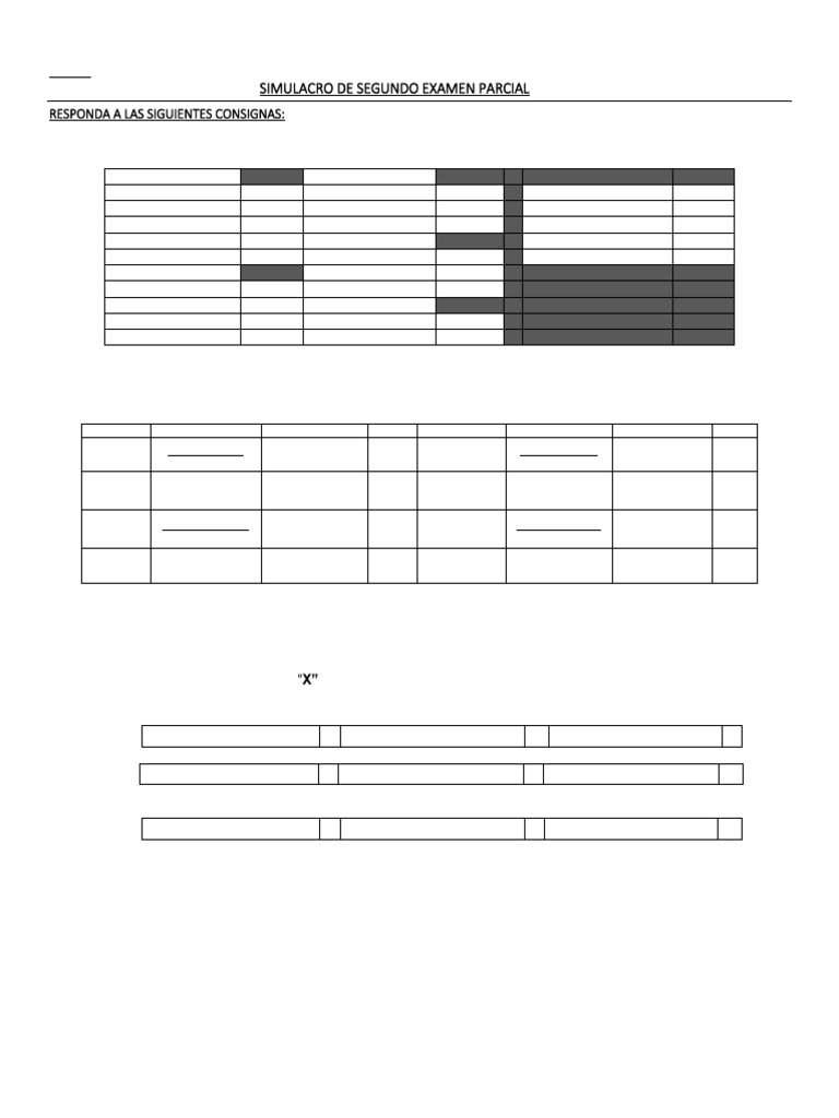 GC - Simulacro 2do Parcial - 2C 2024 | PDF | Contabilidad | Hoja de balance