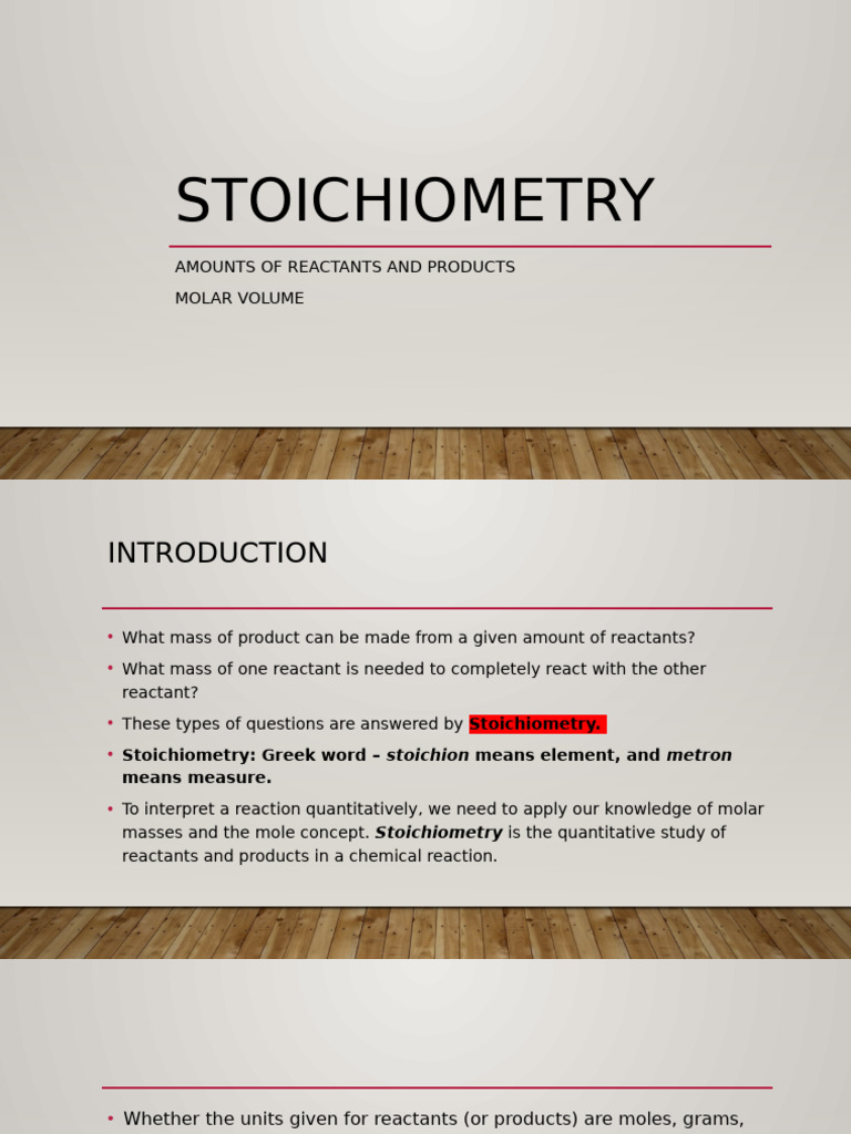 Understanding Stoichiometry Basics | PDF | Stoichiometry | Mole (Unit)