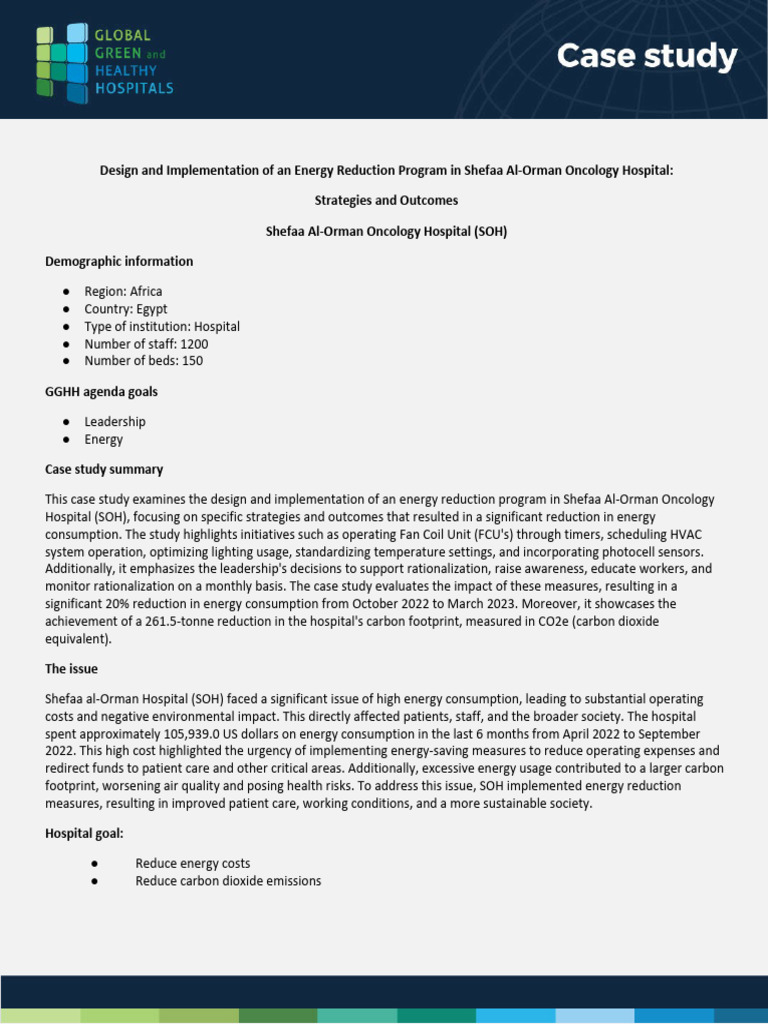 Design and Implementation of An Energy Reduction Program - Shefaa Al ...