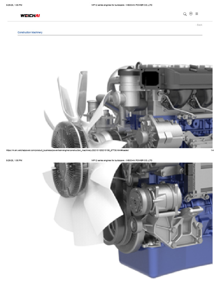 WP12 Series Engines For Bulldozers - WEICHAI POWER CO.,LTD | PDF ...