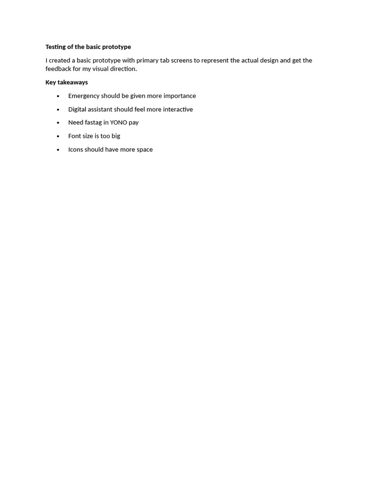 Testing of The Basic Prototype | PDF