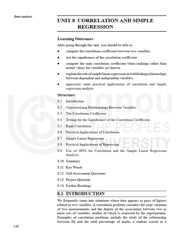 Correlation and Regression Analysis Guide | PDF | Regression Analysis ...