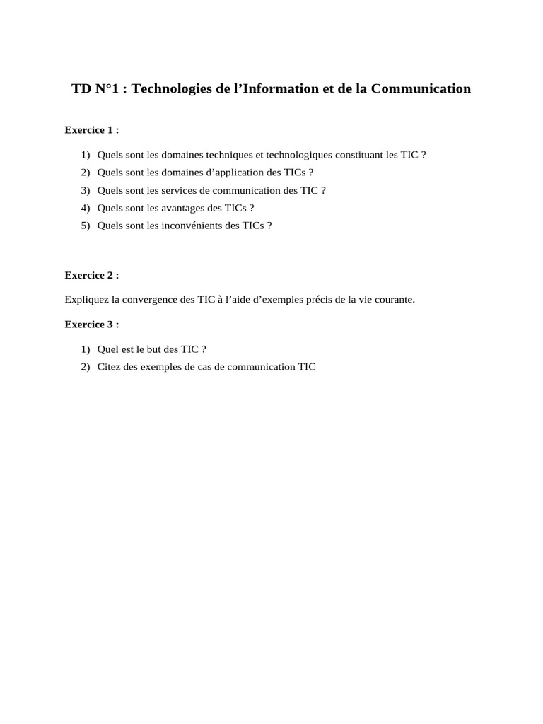 Comprendre les Technologies de l'Information | PDF