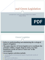 International Green Legislation and Reverse Log