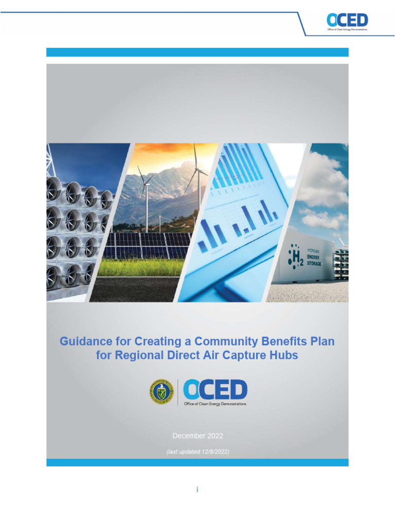 Community Benefits Plan Guidance de-FOA-0002735 | PDF | Employment ...