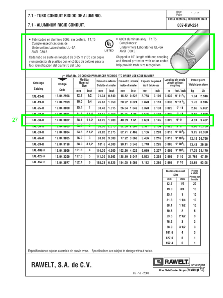 CD385 27 Rawelt TAL 38 R | PDF