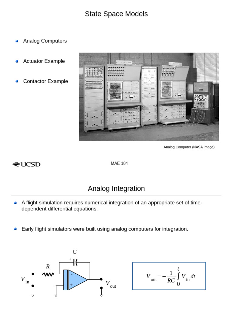 State Space Models in Analog Computing | PDF | Function (Mathematics ...