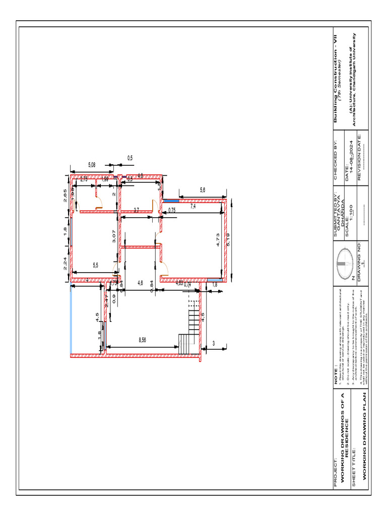 BMC Drawing for Residence Project | PDF