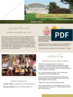 Hannibal Country Club April Newsletter