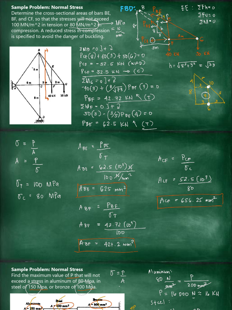 Shear and Bearing Stress | PDF | Stress (Mechanics) | Rivet