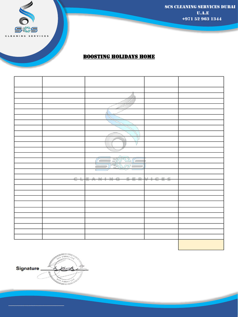Boosting SCS Invoice | PDF