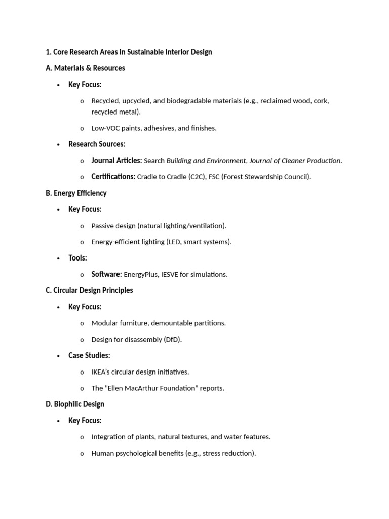 Sustainable Interior Design Insights | PDF | Life Cycle Assessment ...
