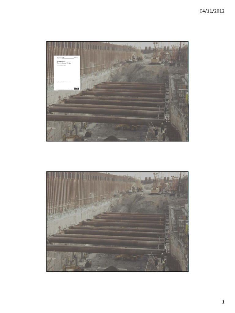 Eurocode 7: Retaining Structures Guide | PDF | Deep Foundation ...