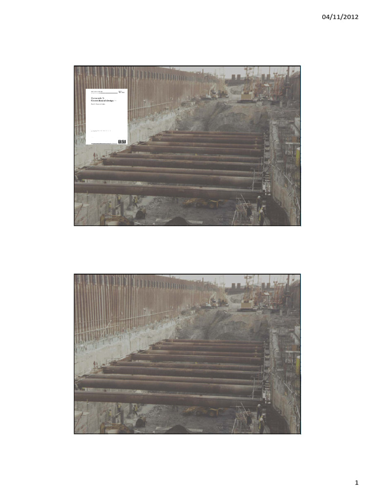 Eurocode 7 Overview for Retaining Structures | PDF | Deep Foundation ...