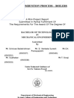 Study of Combustion Process - Boilers