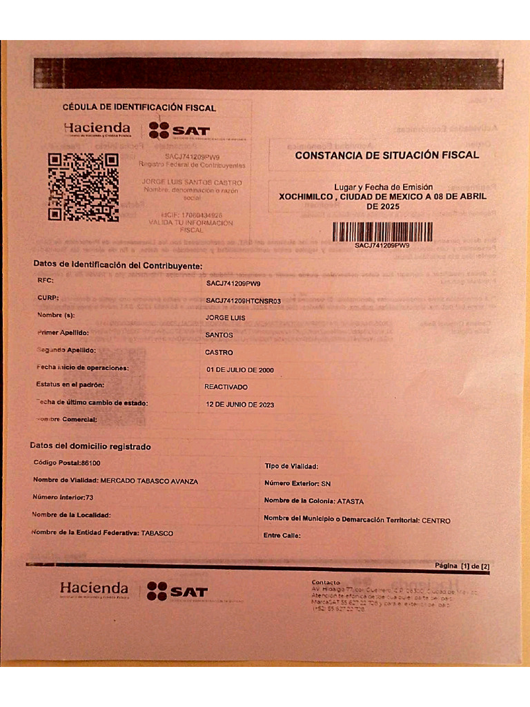 PDF Scanner RFC Luis | PDF