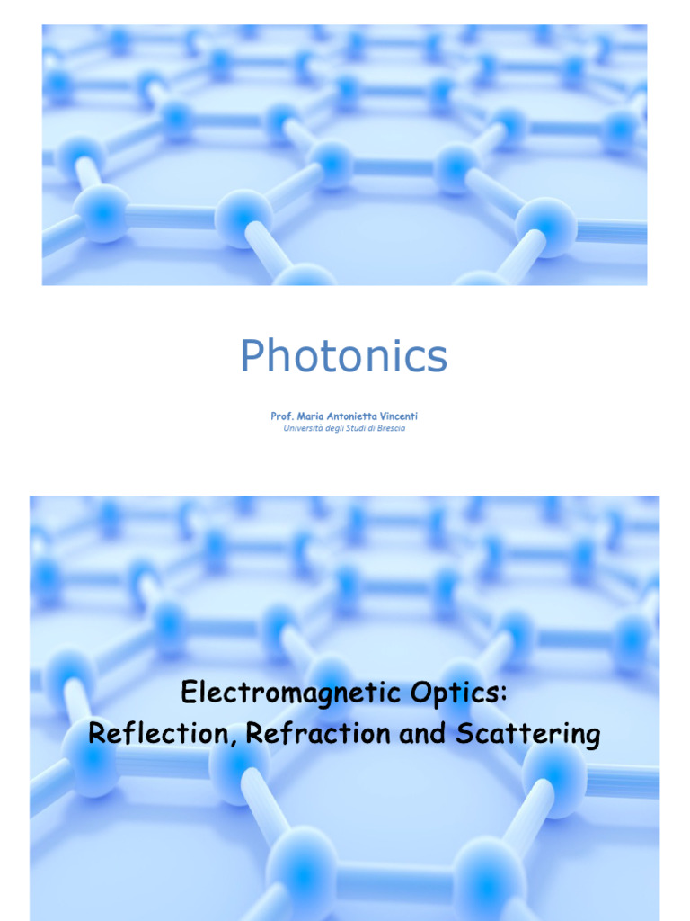 Refraction and Scattering in Waves | PDF | Scattering | Diffraction