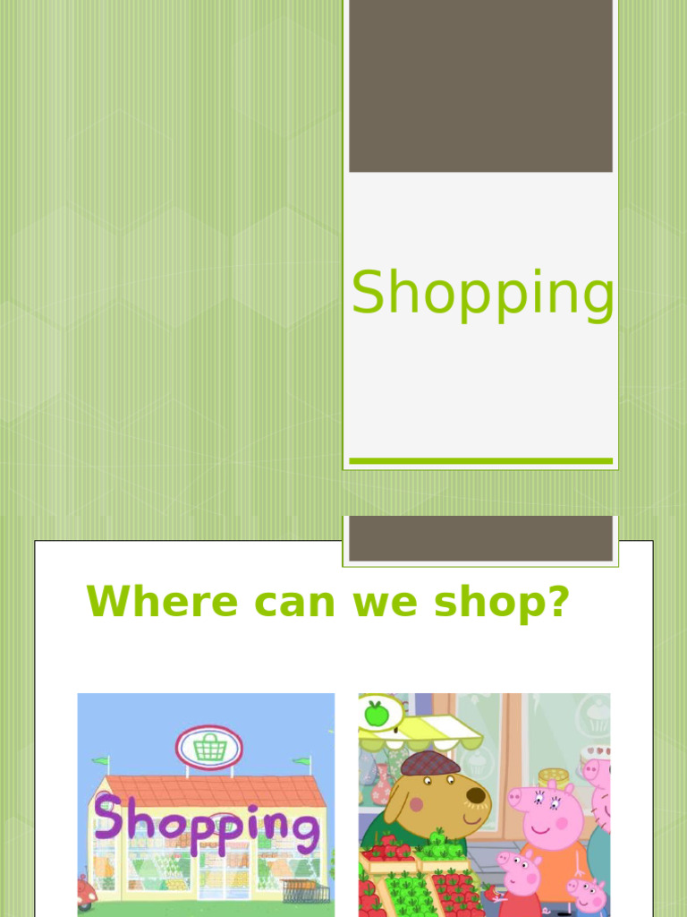 Presentation Shopping | PDF