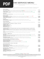 Gold Class Menu and Drink Options | PDF | Drink | Cooking, Food & Wine