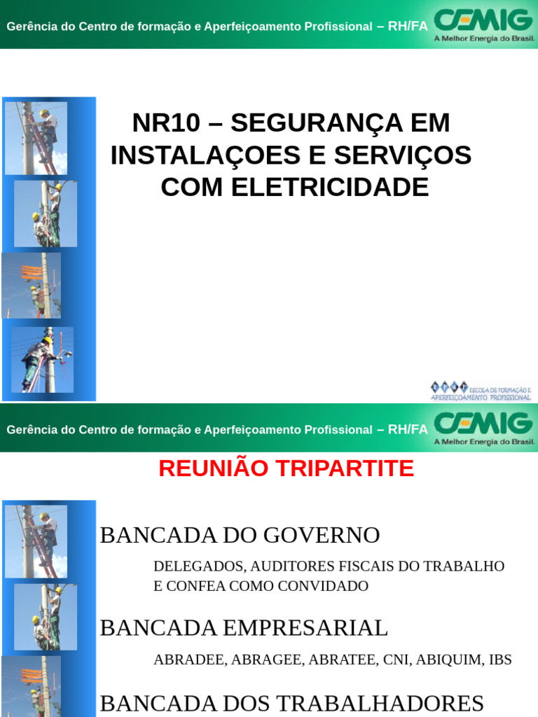 Segurança em Instalações Elétricas NR-10 | PDF | Gestão de recursos ...