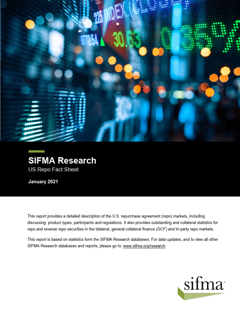 US Repo Market Overview and Data | PDF | Repurchase Agreement ...
