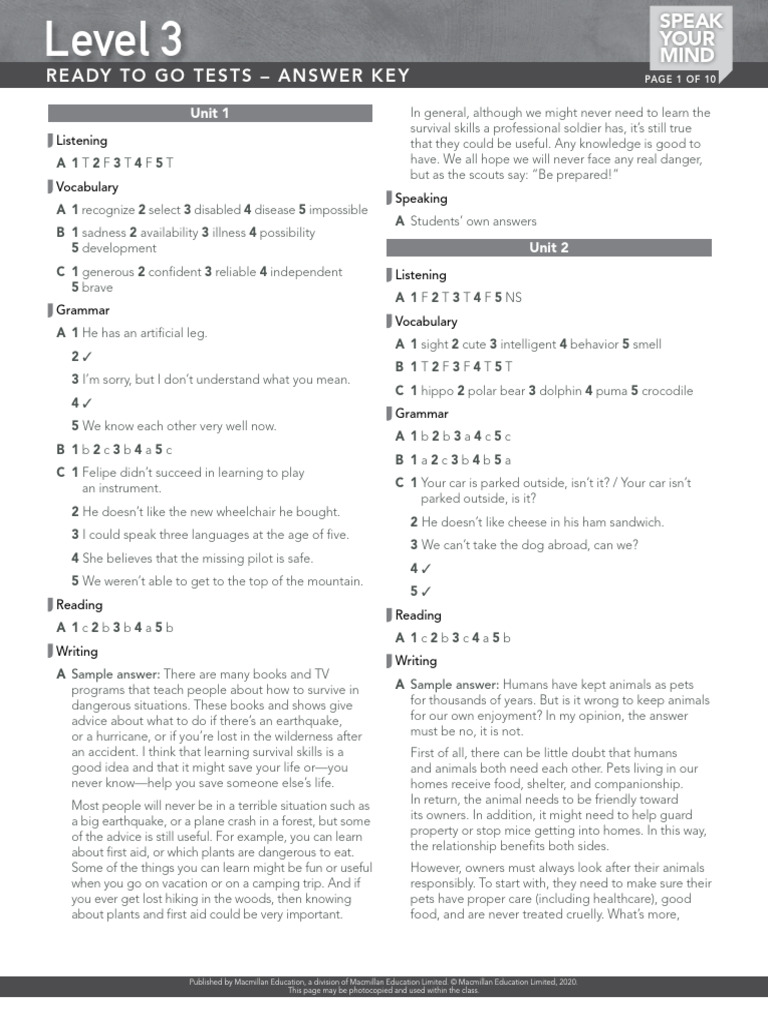 SYM 3 Tests AnswerKey | PDF | Pet | Apple Inc.