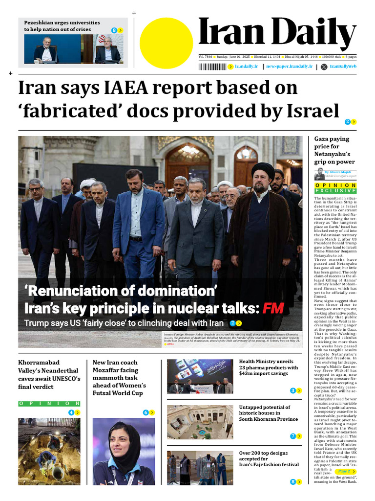 Iran Daily: Gaza Crisis and Fashion Festival | PDF | Iran | Benjamin ...