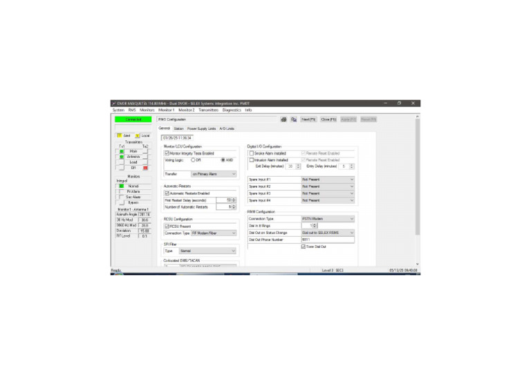 RMS Configuration General | PDF