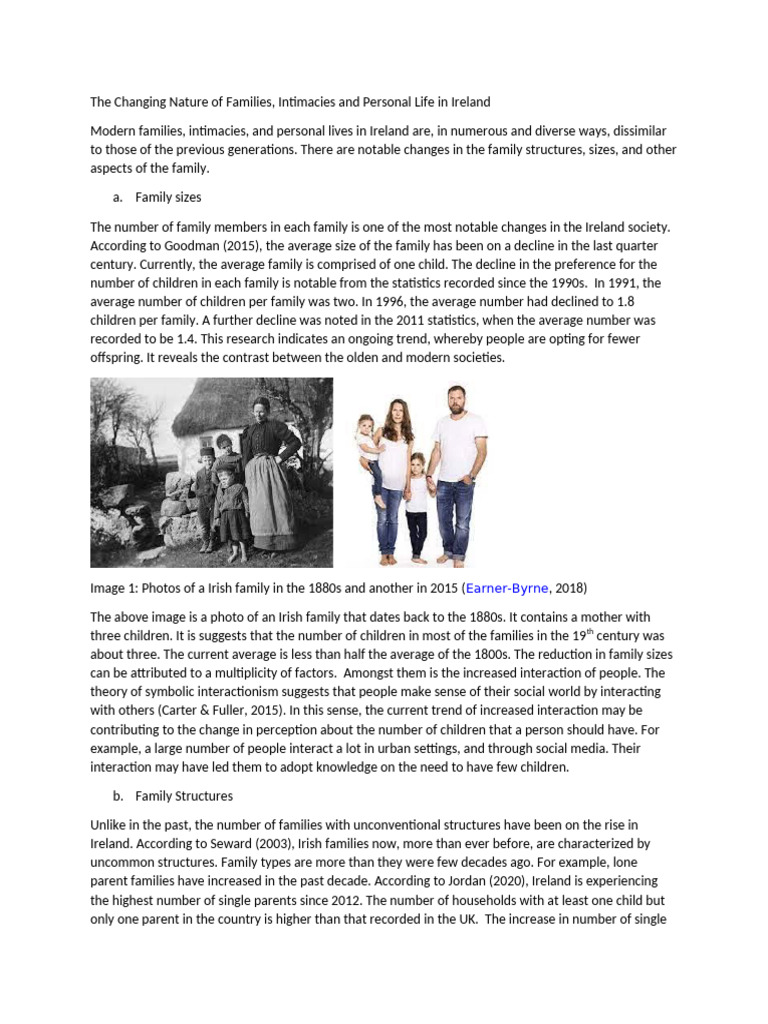 Modern Family Dynamics in Ireland | PDF | Marriage | Same Sex Marriage