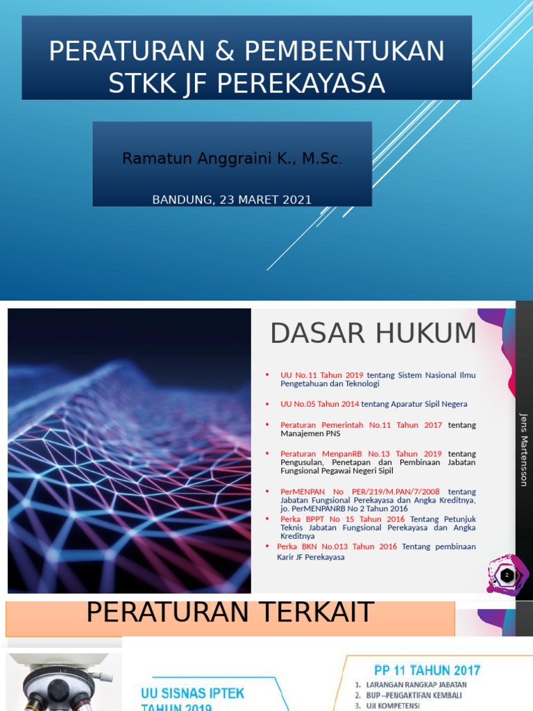 3. Peraturan & Stkk Jf Perekayasa_23032021 | PDF