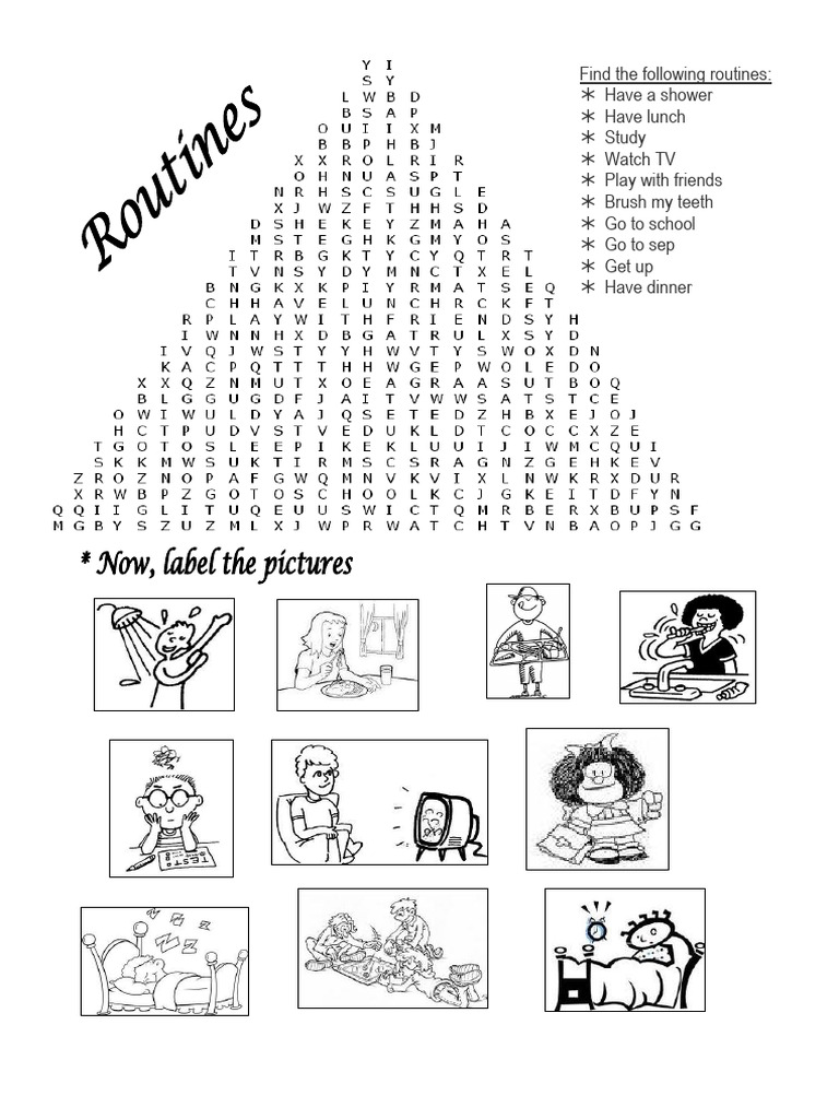Routines Fun Activities Games 32123 | PDF