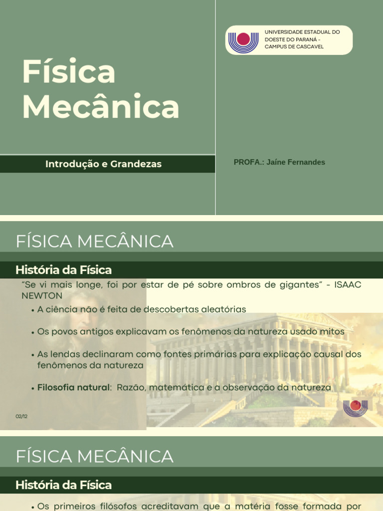 História e Fundamentos da Física | PDF | Física | Science