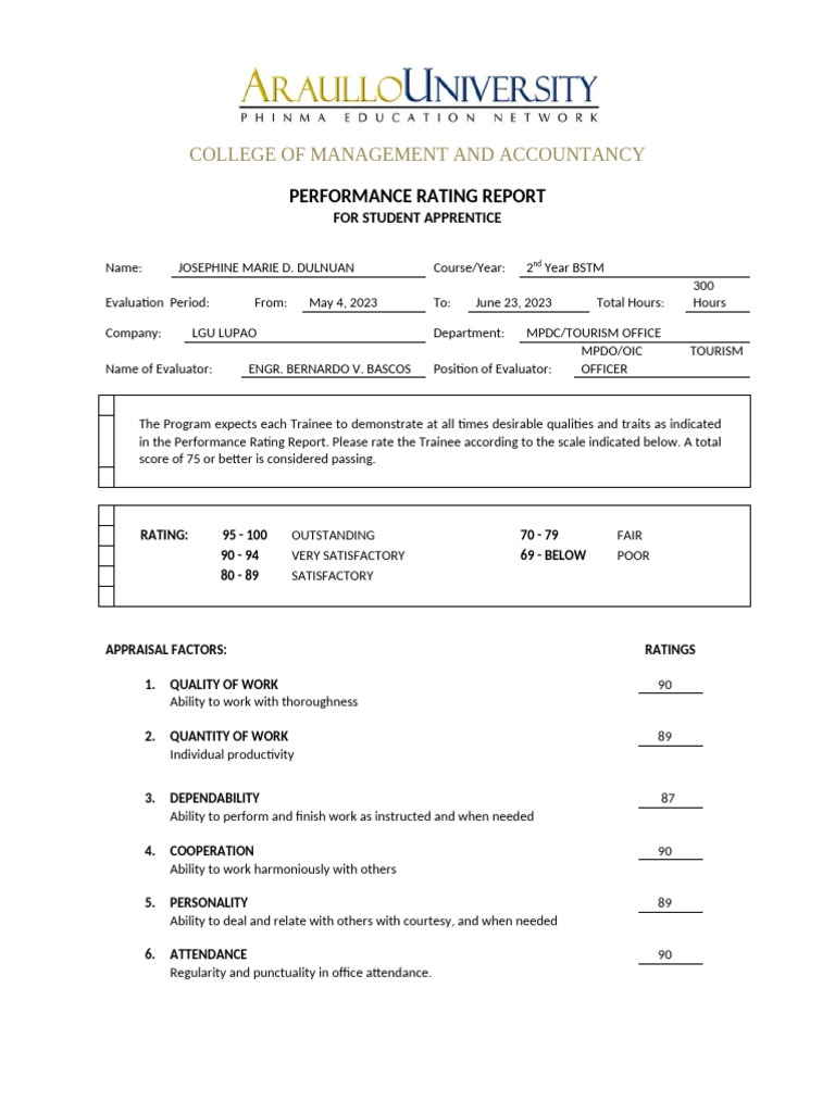 CMA Performance Rating Report Jo | PDF | Chess | Chess Theory