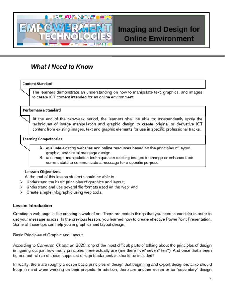 Lesson 7 Imaging and Design | PDF | Image Processing | Graphic Design