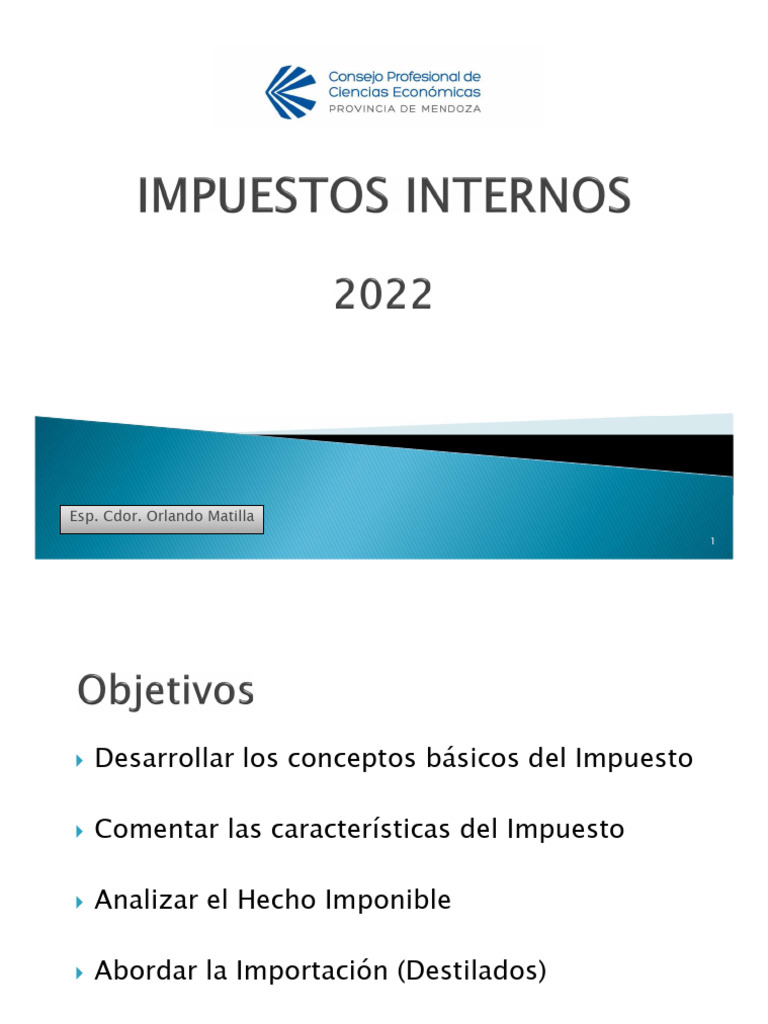 Conceptos Clave de Impuestos Internos | PDF | Impuestos | Vino