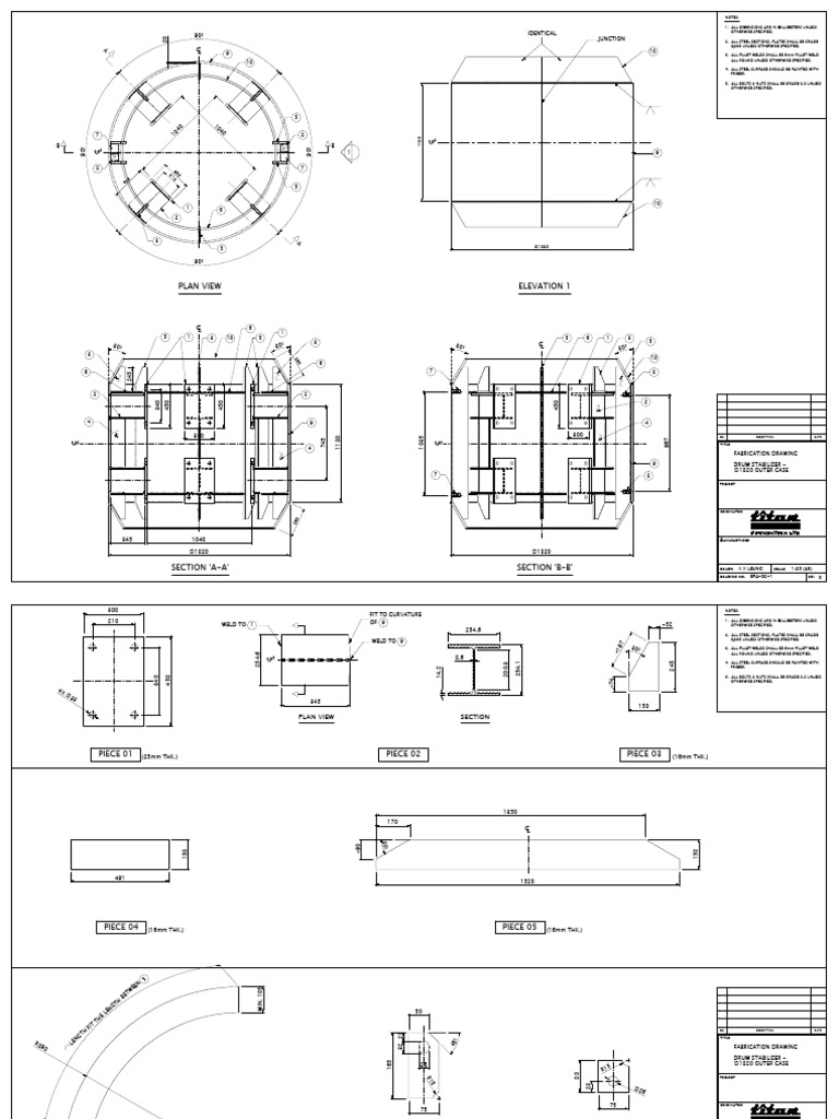 Drum Stablizer | PDF | Civil Engineering | Plumbing