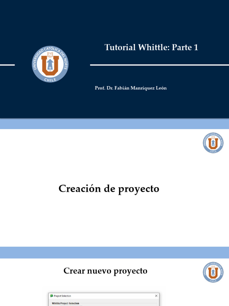 Tutorial Whittle: Creación de Proyecto | PDF
