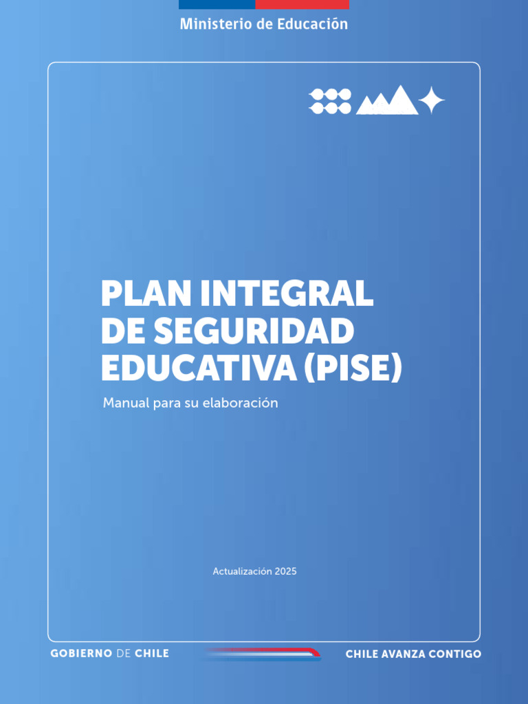 Manual PISE 2025: Seguridad Escolar | PDF | Valores | Educación de la ...