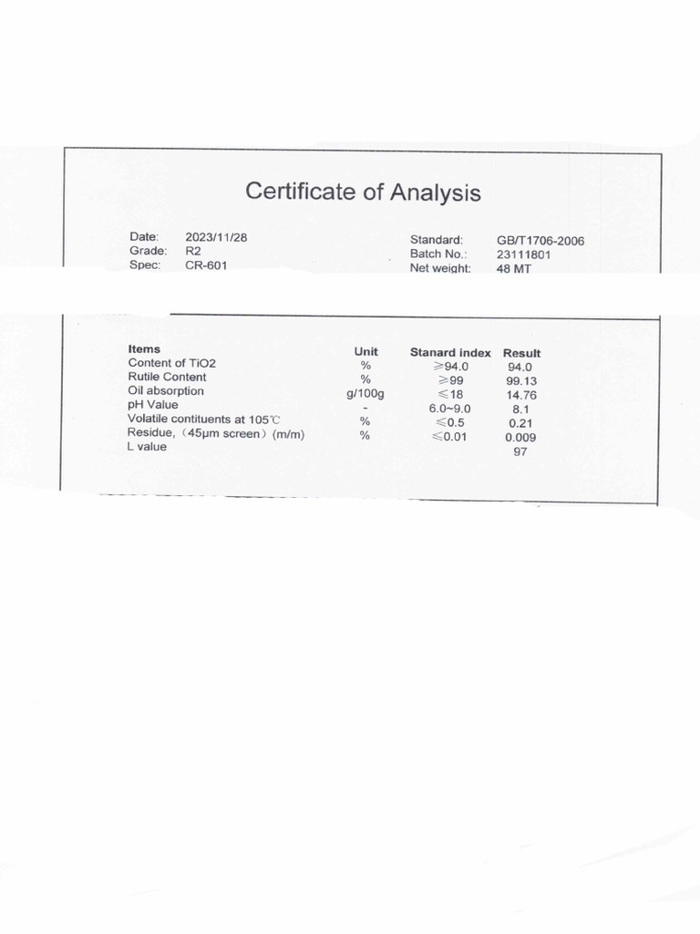 COA 1 Tio 2 | PDF