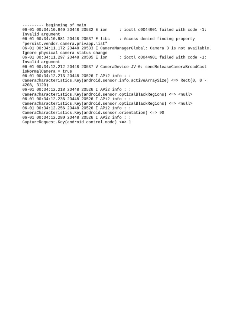 Log Cat 1748709249278 | PDF